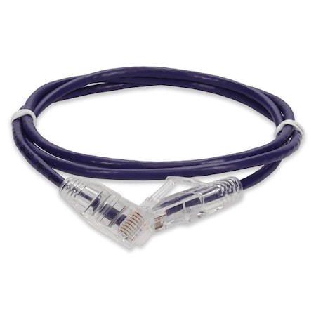 Add-On 1FT RJ-45 M/M CAT6A PURPLE CU PATCH CBL ADD-1FSLCAT6A-PE